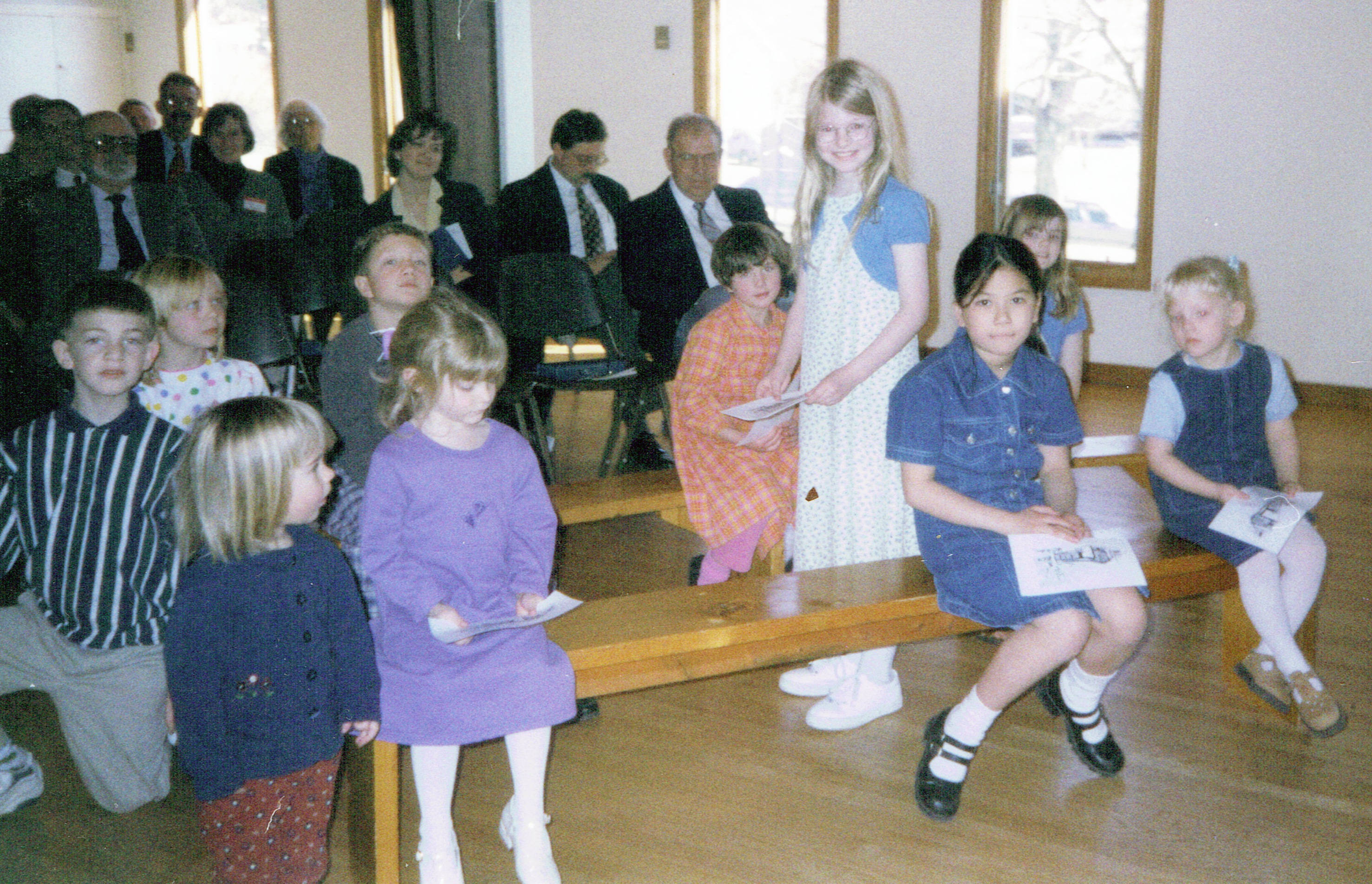 Children's sermon time at Northside