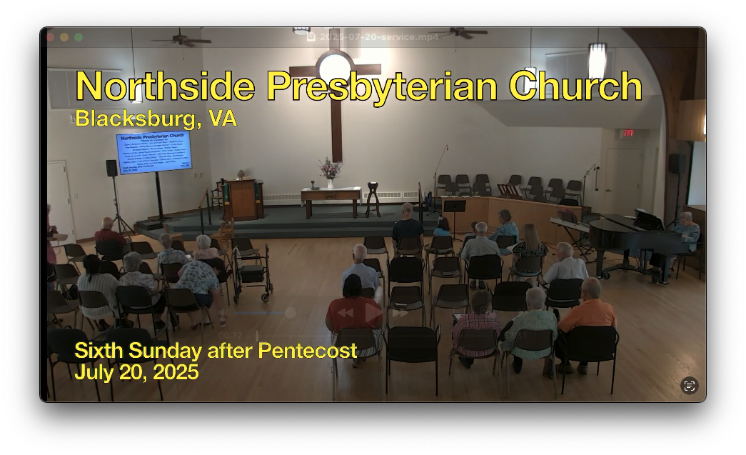 screen shot of video