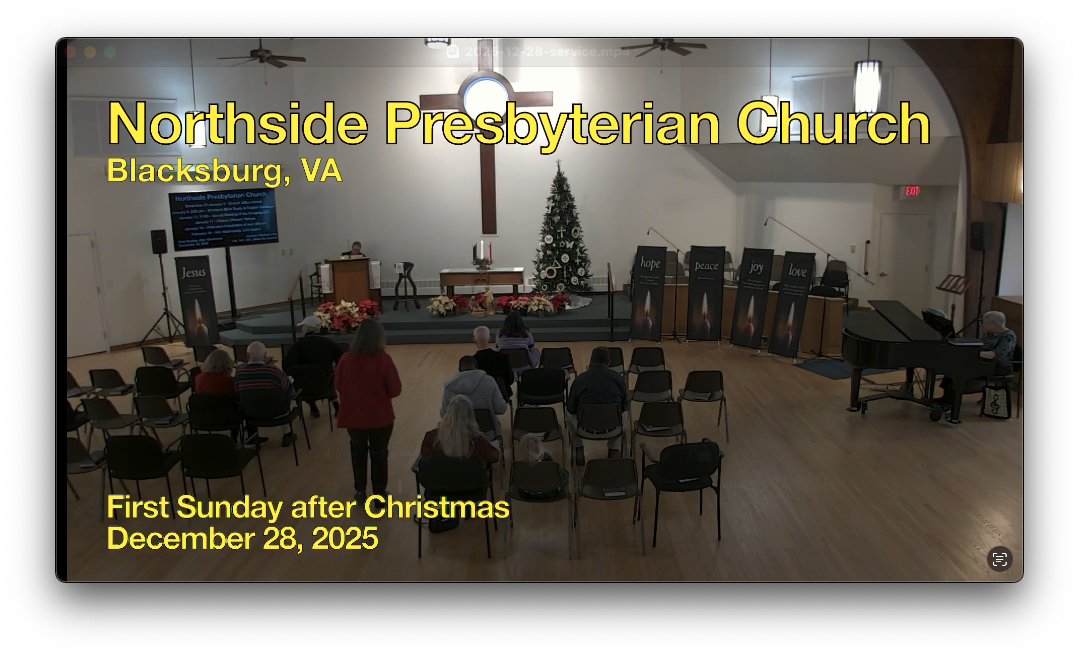 screen shot of video